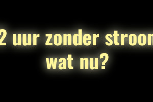 72 uur zonder stroom, wat nu?
